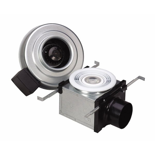Fantech Premium 110 CFM Ceiling Bathroom Exhaust Fan with Dimmable 7W LED Light, Energy Star - PB110L7