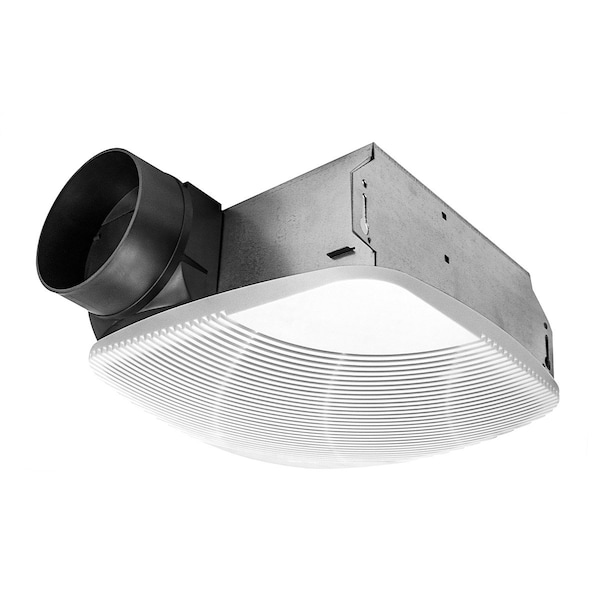 Maxx Air Ceiling, Wall Bathroom Fan, Ventilation Fan, Exhaust Fan, 70 cfm, 4 in. Duct Dia., 120 V, No - NX704