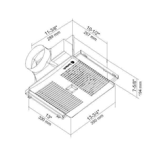 Fantech 140 CFM Ceiling/Wall Bathroom Exhaust Fan with Motion Sense, ENERGY STAR - PROPLUS
