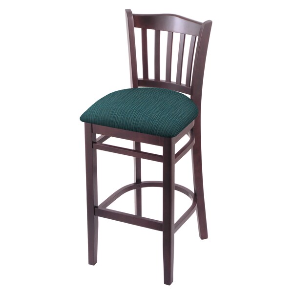 Holland Bar Stool Co 25" Counter Stool, Dark Cherry Finish, Graph Tidal Seat - 312025DC022