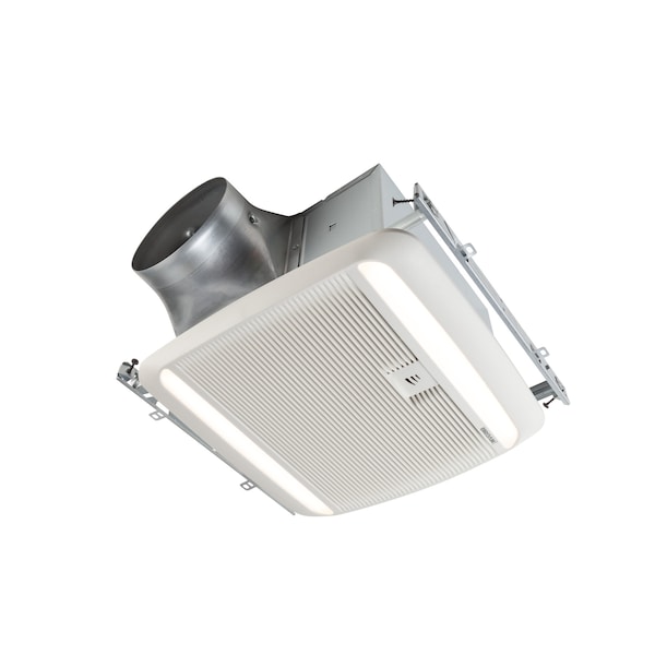Broan ULTRA GREEN Series 110 CFM Humidity Sensing Multi-Speed Ventilation Fan/LED Light - XB110HL1
