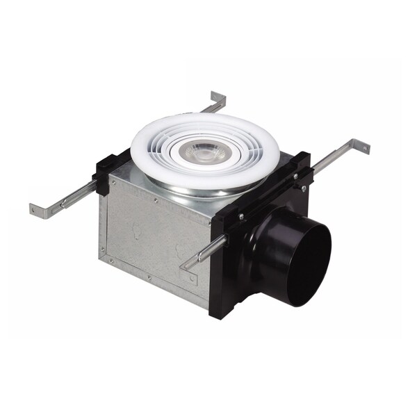 Fantech Premium 110 CFM Ceiling Bathroom Exhaust Fan with Dimmable 10W LED Light, Energy Star - PB110L10