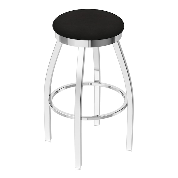 Holland Bar Stool Co 25" Swivel Counter Stool, Chrome Finish, Canter Espresso Seat - 80225CH003