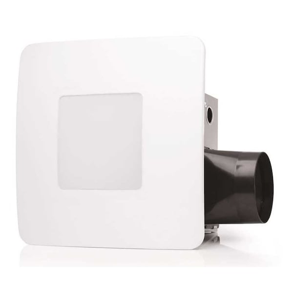 Revent 80 CFM Easy Installation Bathroom Exhaust Fan with LED Lighting - RVL80-D