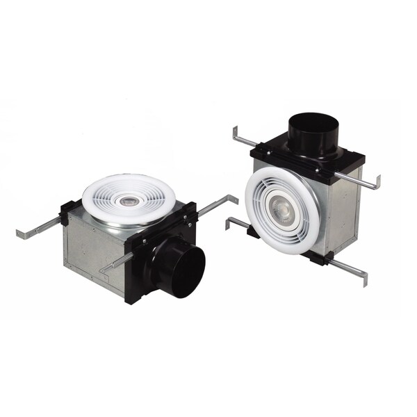 Fantech Premium Dual Grilles 270 CFM Ceiling Bathroom Exhaust Fan with Dimmable 7W LED Light, Energy Star - PB270L7-2