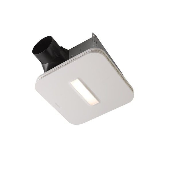 Broan SurfaceShield Vital Vio Exhaust Fan, LED & Antibacterial Light, 110 CFM - AR110LKVV
