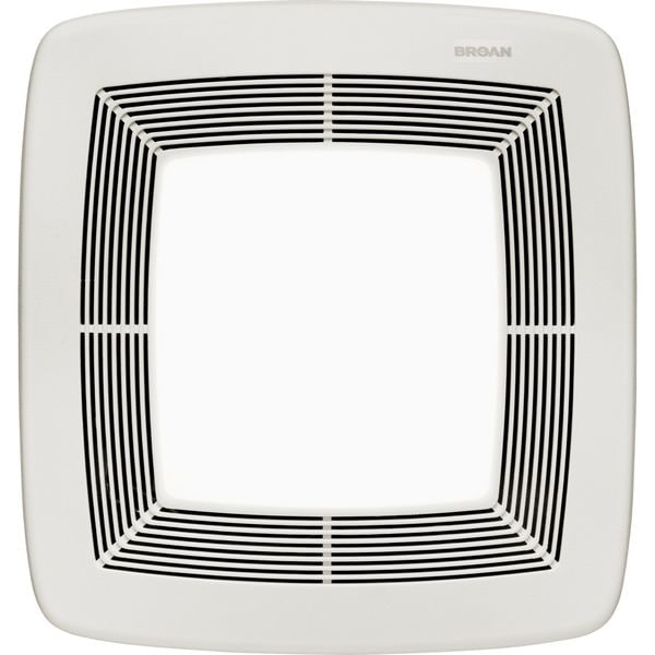 Broan Ceiling Bathroom Fan, 80 cfm cfm, 4 in Duct Dia., 120V AC, Energy Star Certified - RB80L1