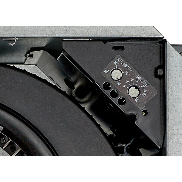 Broan Flex Series 80 CFM 0.7 Sones Humidity Sensing Ventilation Fan Light Energy Star - AE80SL