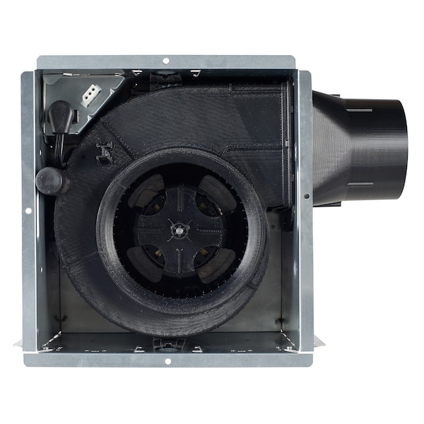 Broan Single-Speed Vent Fan with LED Light, 80 cfm, 4" Duct Dia., 120v, Energy Star Certified - AE80BL
