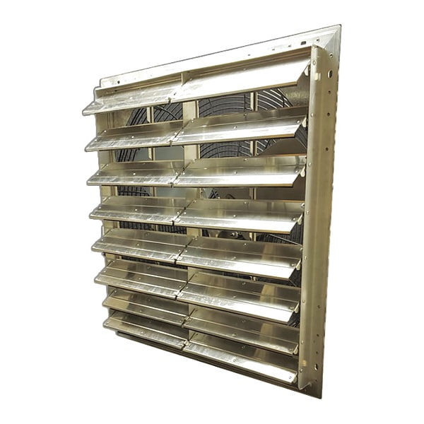 Dayton Shutter Mount Exhaust Fan, 30", 1 Speed, 5090 cfm, 115V - 484X49