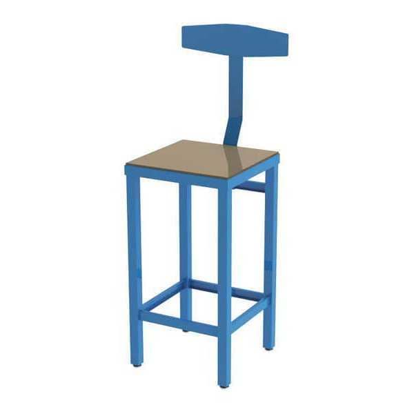 Greene Manufacturing Shop Stool, w/Back Rest - GST-83.1