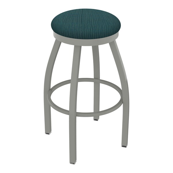 Holland Bar Stool Co 25" Swivel Counter Stool, Nickel Finish, Graph Tidal Seat - 80225AN022