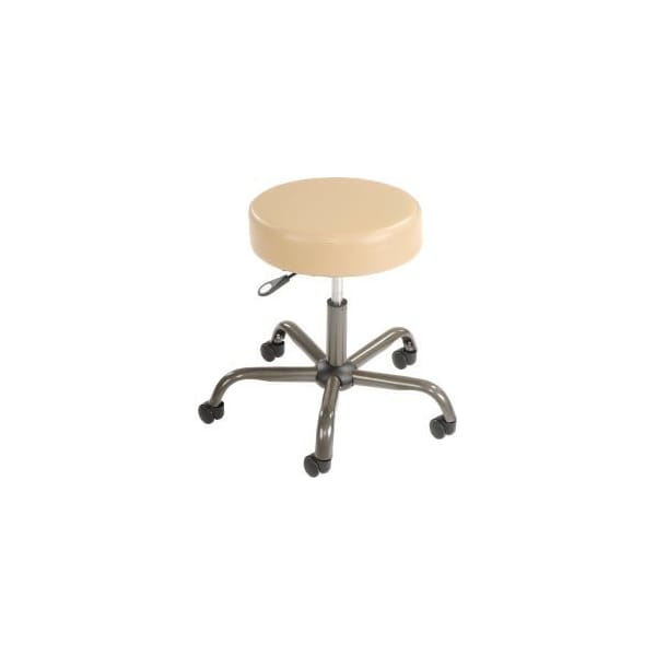Global Equipment Interion    Antimicrobial Vinyl Medical Stool, Beige - 240159ABG