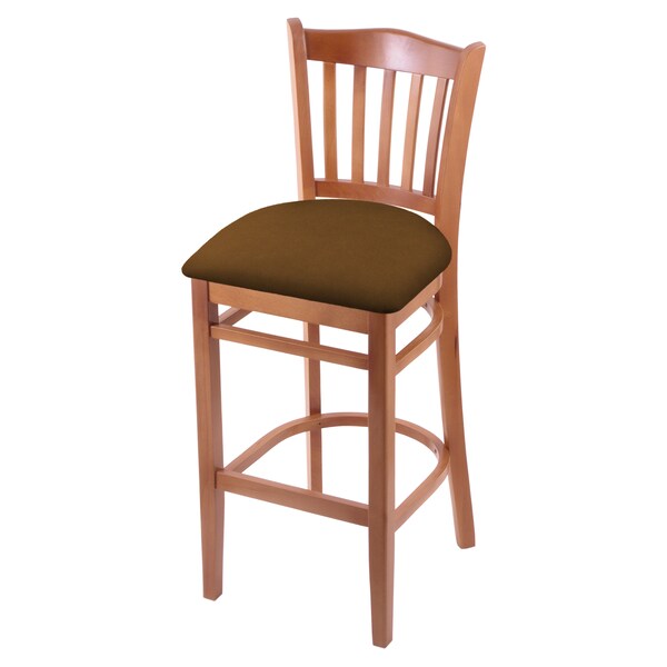Holland Bar Stool Co 25" Counter Stool, Medium Finish, Canter Thatch Seat - 312025MED001