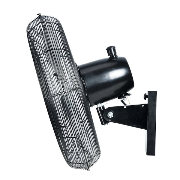 Iliving 20 in. 3 fan speeds Wall Fan in Black with Oscillating head - ILG8EOSC20