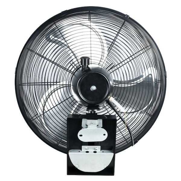 Iliving 20 in. 3 fan speeds Wall Fan in Black with Oscillating head - ILG8EOSC20