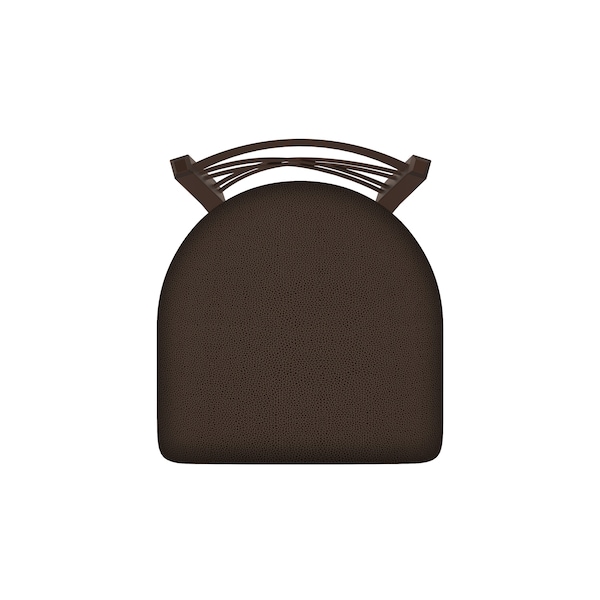 Holland Bar Stool Co 25" Swivel Counter Stool, Bronze Finish, Rein Coffee Seat - 82025BZ025