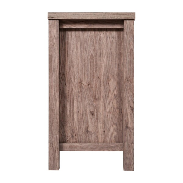 Flash Furniture Dion Brown 59 Inch Kitchen and Dining Room Buffet Sideboard Storage Cabinet, 2 Drawers, Open Shelf - EV-CA7515-ZZ-BR-GG