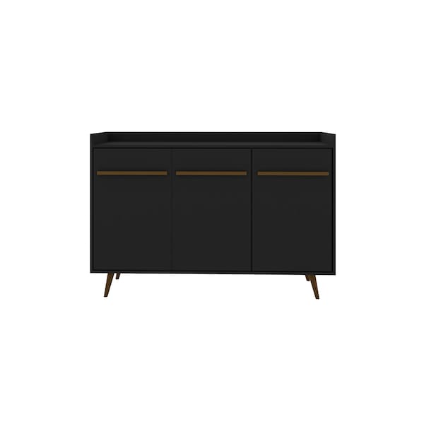 Manhattan Comfort Bradley Buffet 53.54 Stand, Black - 230BMC8