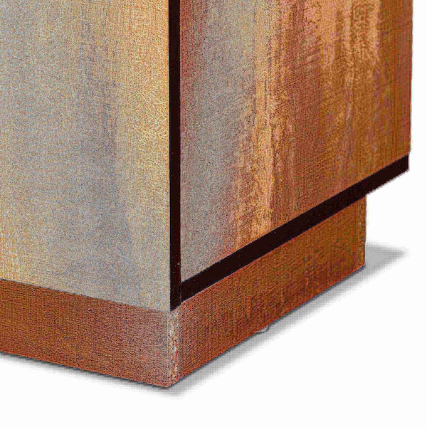 Baxton Studio Patton Modern and Contemporary Natural Oak Finished Wood 3-Door Dining Room Sideboard Buffet - 179-11217-ZORO