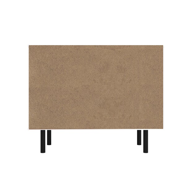 Manhattan Comfort Liam Sideboard in White and Wood - SB-311AMC246