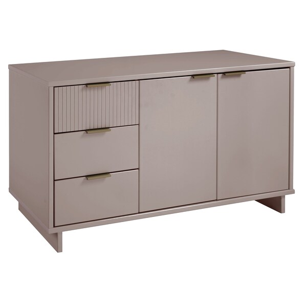 Manhattan Comfort Granville 55.07 Sideboard in Light Grey - SB-5006