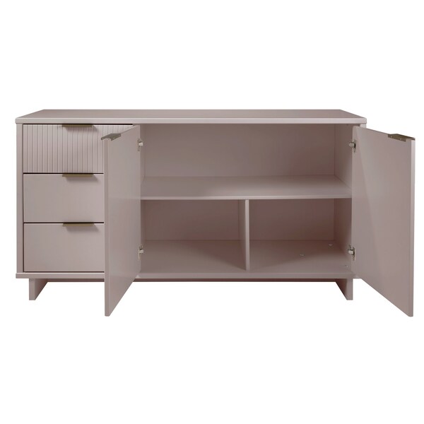 Manhattan Comfort Granville 55.07 Sideboard in Light Grey - SB-5006