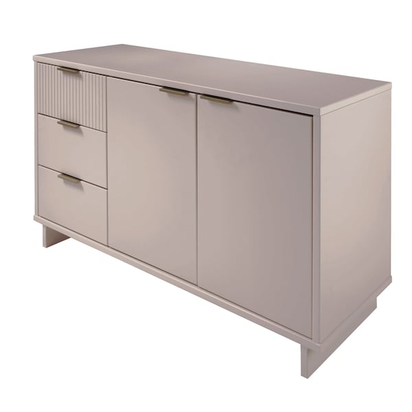 Manhattan Comfort Granville 55.07 Sideboard in Light Grey - SB-5006