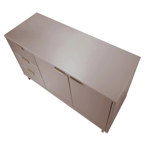 Manhattan Comfort Granville 55.07 Sideboard in Light Grey - SB-5006