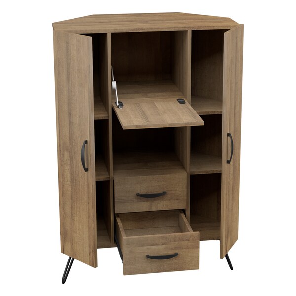 Inval Buffet Cabinet  47.2 in. H x 31.5 in. W x 16.5 in. D in Amaretto - GM-1440