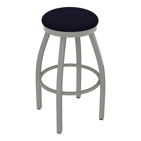 Holland Bar Stool Co 25" Swivel Counter Stool, Nickel Finish, Canter Twilight Seat - 80225AN002