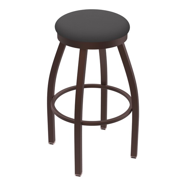 Holland Bar Stool Co 25" Swivel Counter Stool, Bronze Finish, Canter Storm Seat - 80225BZ004