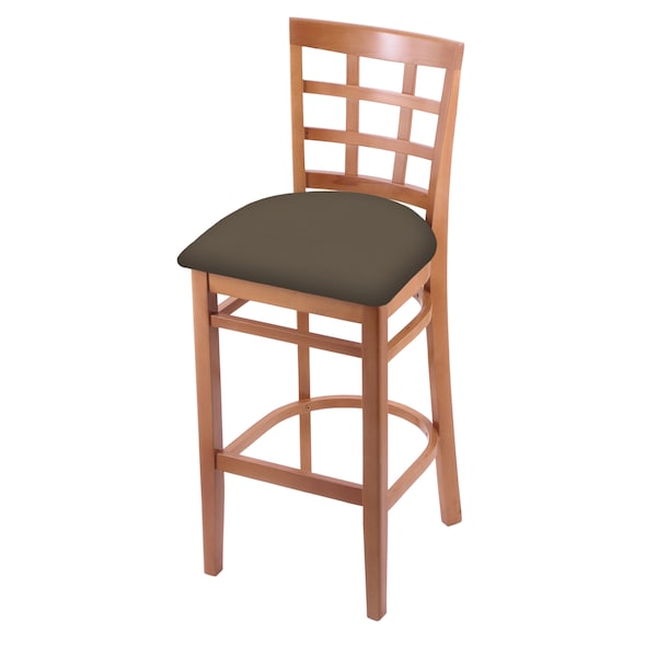 Holland Bar Stool Co 25" Counter Stool, Medium Finish, Canter Earth Seat - 313025MED006