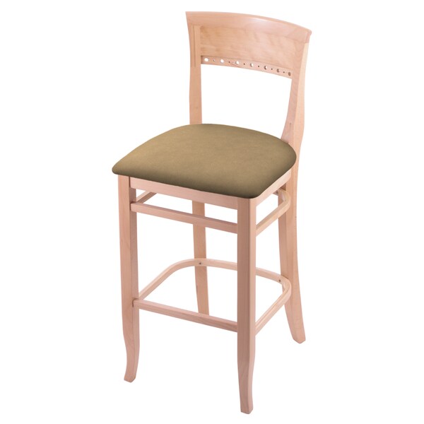 Holland Bar Stool Co 25" Counter Stool, Natural Finish, Canter Sand Seat - 316025NAT013