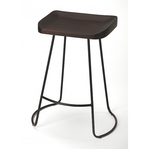 Gfancy Fixtures 26 x 16.5 x 12.5 in. Coffee Counter Stool - GF3094971