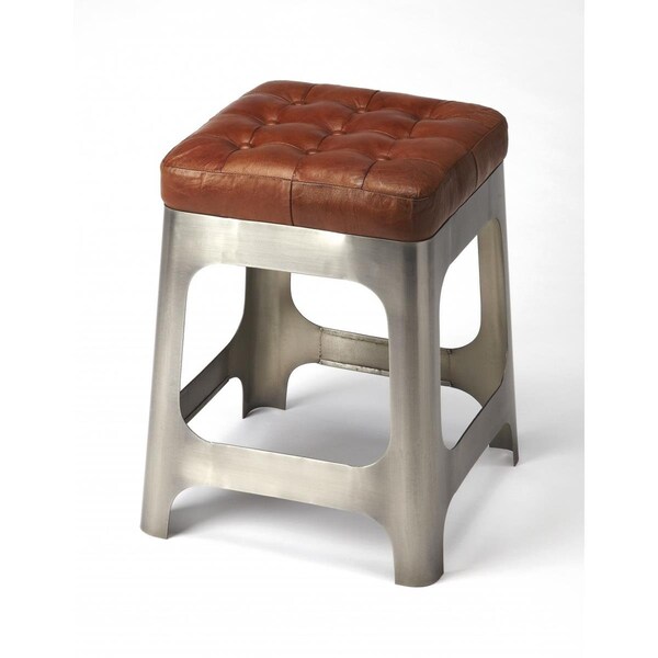 Gfancy Fixtures Iron & Leather Counter Stool Multi Color - GF3096150