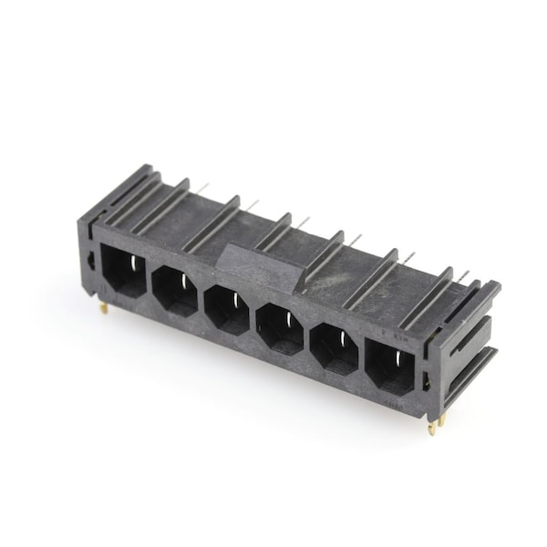 Molex Rectangular Power Connector, 6 Contact(S), Male, Solder Terminal, Receptacle - 431603106