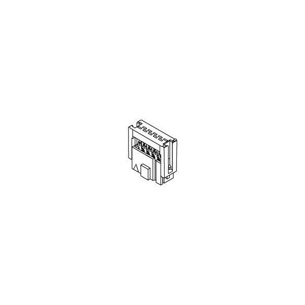 Molex 1.27Mm Qf50 Rec Vt Polz .76Au 14Ckt - 906350142