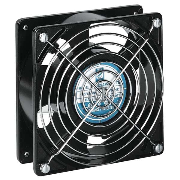 Wiegmann Standard Square Axial Fan, Square, 230V AC, Plastic/Steel, 4 11/16 in W. - WA4AXFN2