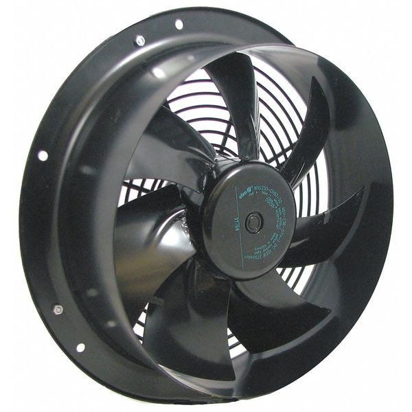 Ebm-Papst Axial Fan, Round, 24V DC, Cast Aluminum, 320mm W. - W1G250-CI37-52