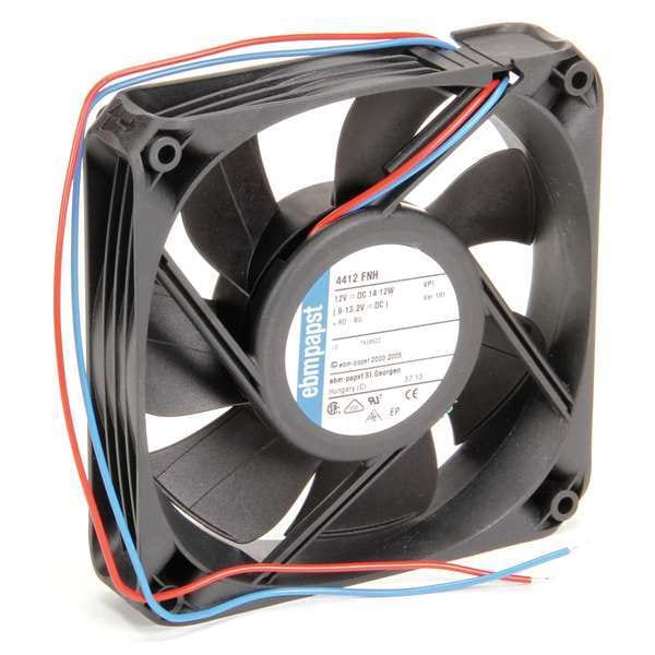Ebm-Papst Axial Fan, Square, 12V DC, Fiberglass Reinforced Plastic, 4 11/16 in W. - 4412FNH
