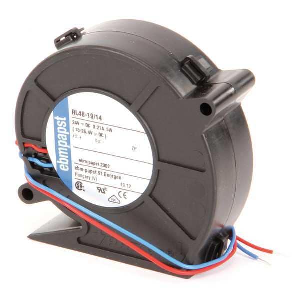 Ebm-Papst Compact Blower, Square, 24V DC, Fiberglass Reinforced Plastic, 3 in W. - RL48-19/14