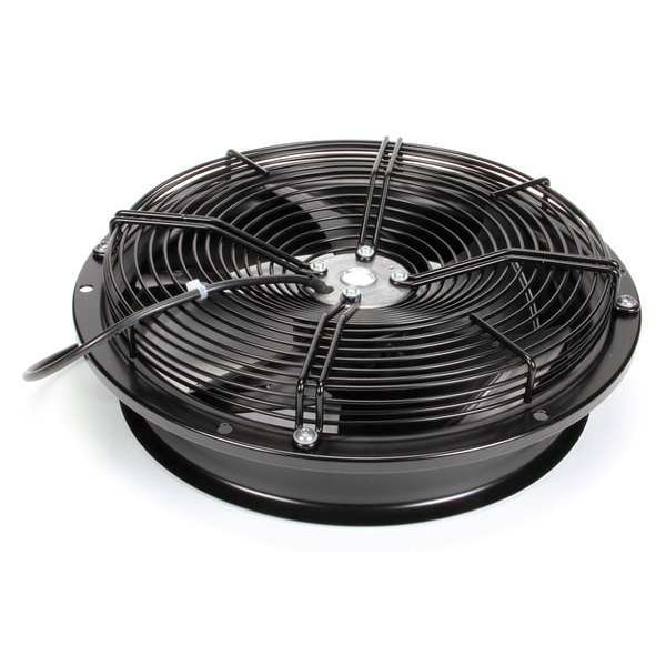 Ebm-Papst Standard Round Axial Fan, Round, 115V AC, 1 Phase, Galvanized Steel, 397mm W. - W4E315-CS22-71