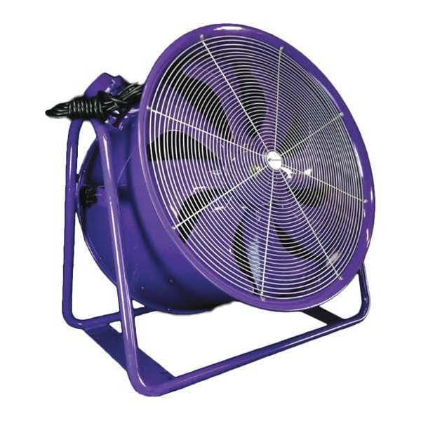 Atlantic Blowers Tube Axial Fan, 2 HP, 14126 cfm, Tube, 110-120V/220-240V, 1 Phase, 32" W. - ABAF-32-110S
