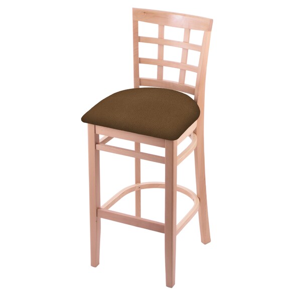 Holland Bar Stool Co 25" Counter Stool, Natural Finish, Rein Thatch Seat - 313025NAT026