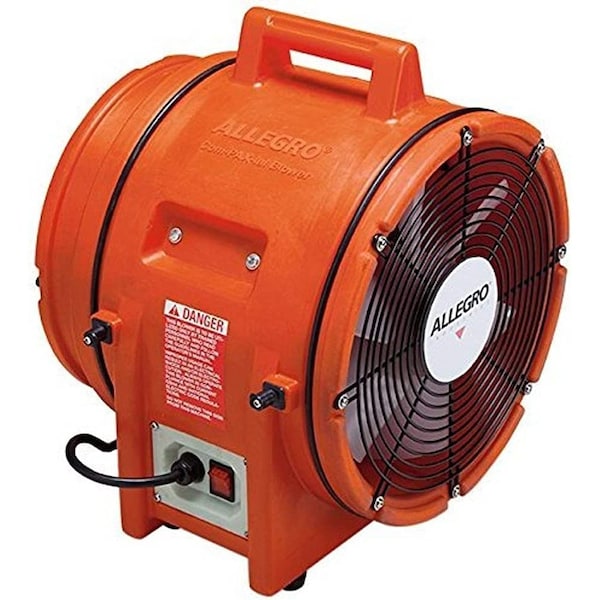 Allegro Industries 12 Axial Ac Plastic Blower W, 954315E - 9543-15E