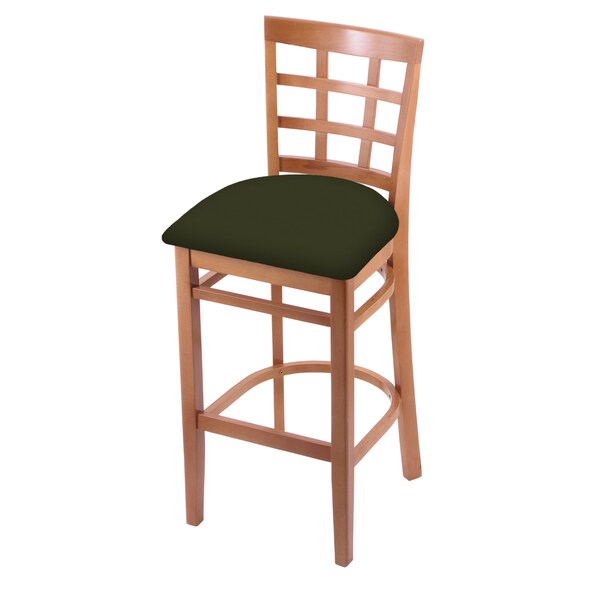 Holland Bar Stool Co 25" Counter Stool, Medium Finish, Canter Pine Seat - 313025MED010