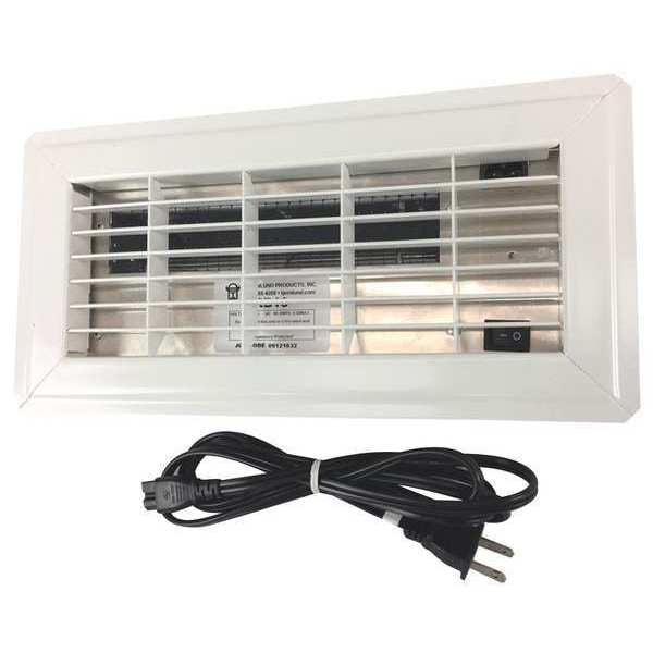 Tjernlund Products Register Booster Fan, White, 10" Boot - RB10W