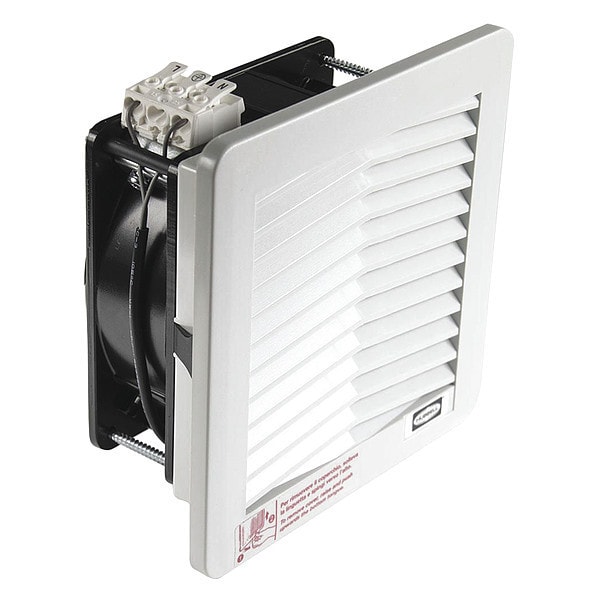 Wiegmann Standard Square Axial Fan, 115V AC, 1 Phase, PBT Plastic, 3 3/16 in W. - FF4415CFM115VG