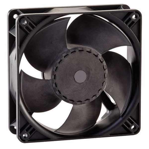 Ebm-Papst Standard Square Axial Fan, Square, 115V AC, 1 Phase, Fiberglass Reinforced Polyester, 4 11/16 in W. - 8315100206